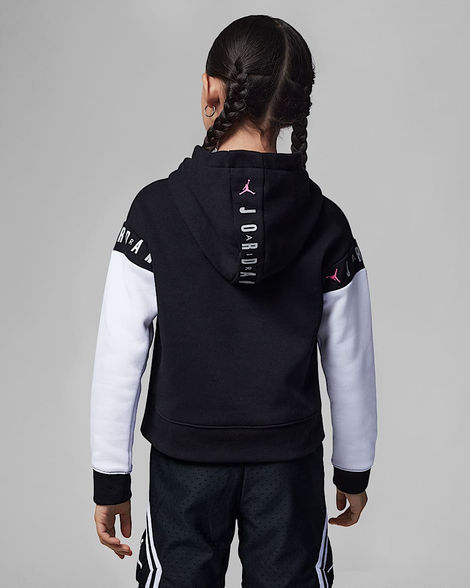 Jordan Holiday Shine Glitter Pullover Hoodie Little Kids Hoodie
